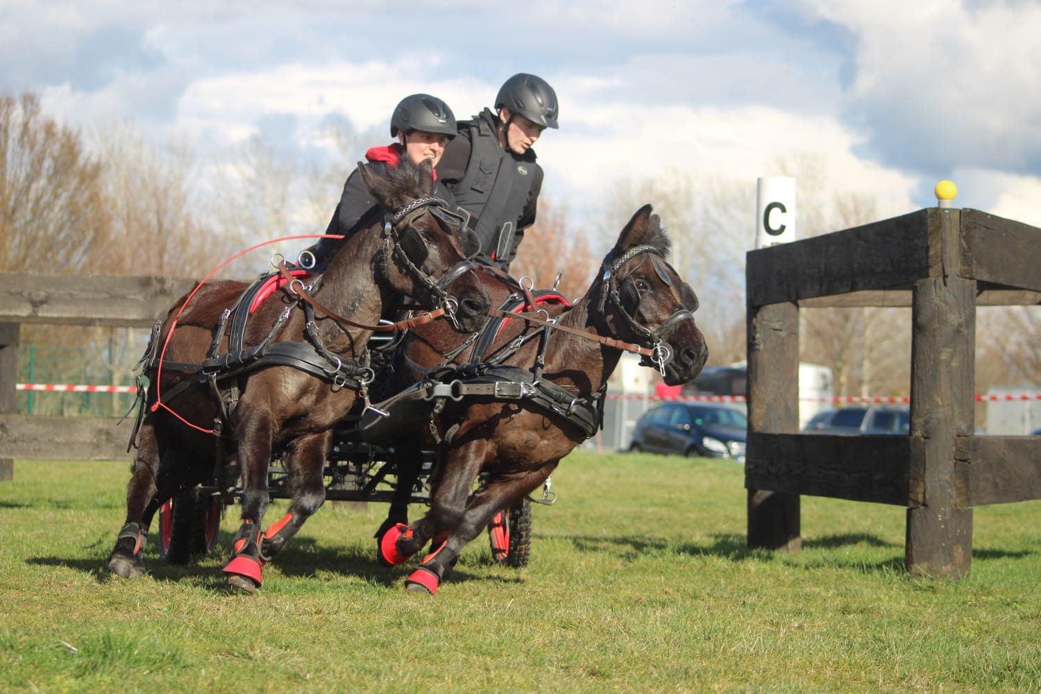 Hindernis- und Gel&auml;ndetraining beim Fahrverein St. Medardus