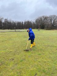 Vereinsinterner Aufr&auml;umtag am Fahrplatz in Dormagen am 01.04.2023